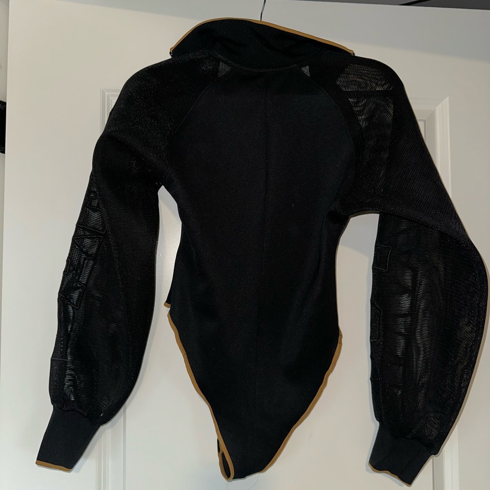 IVY PARK Black and Tan Bodysuit